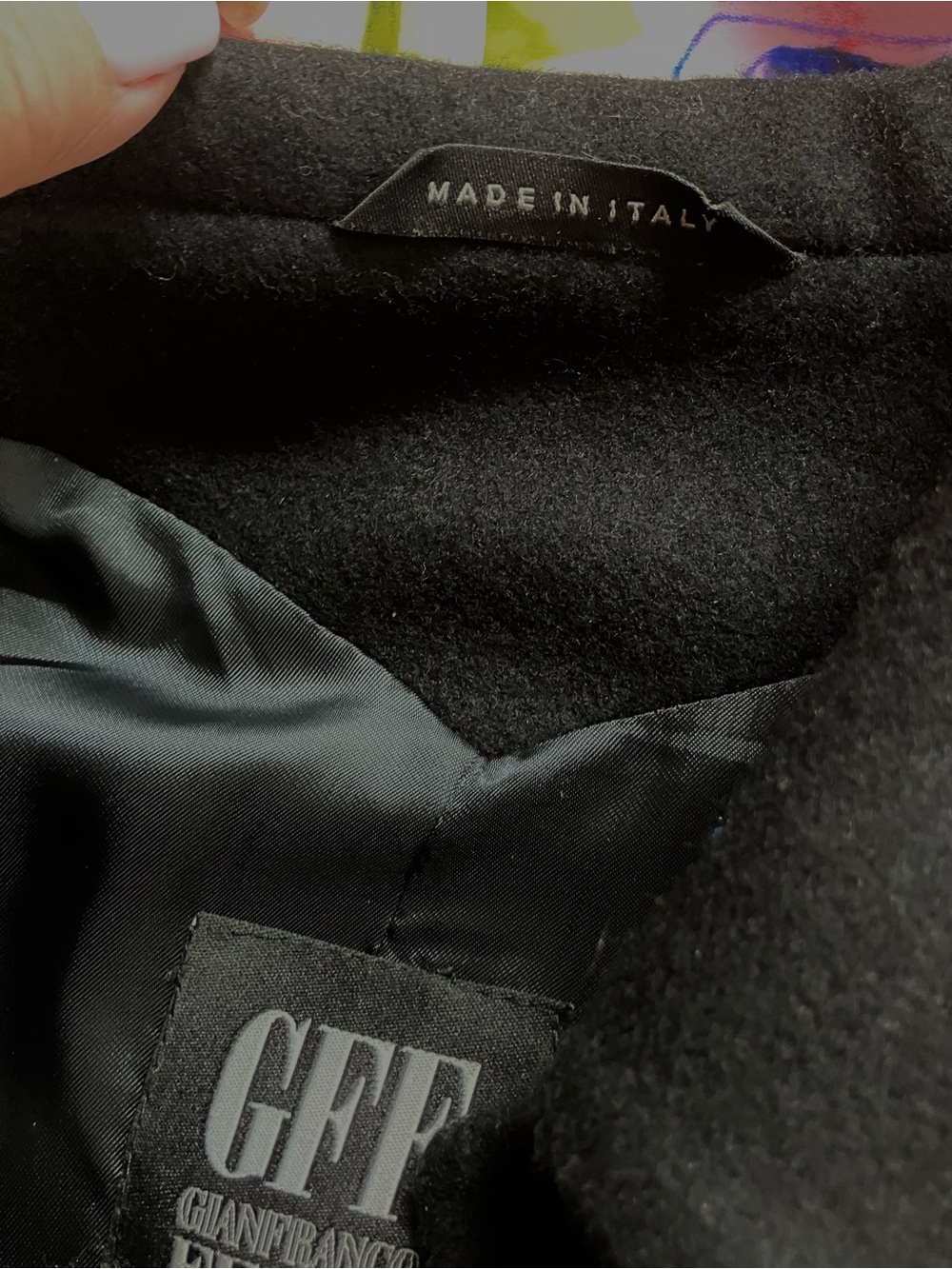 Gianfranco Ferr Black Long Trench Coat View 6